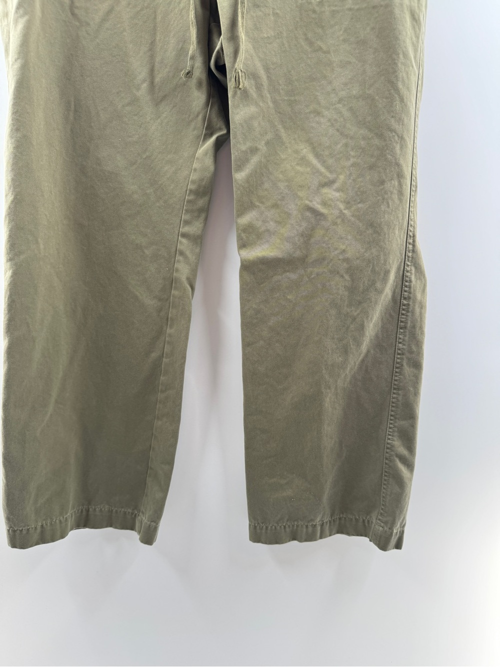 Old Navy Y2K Olive Green Drawstring Pants – Women's Size 16 Short - Picture 4 of 7